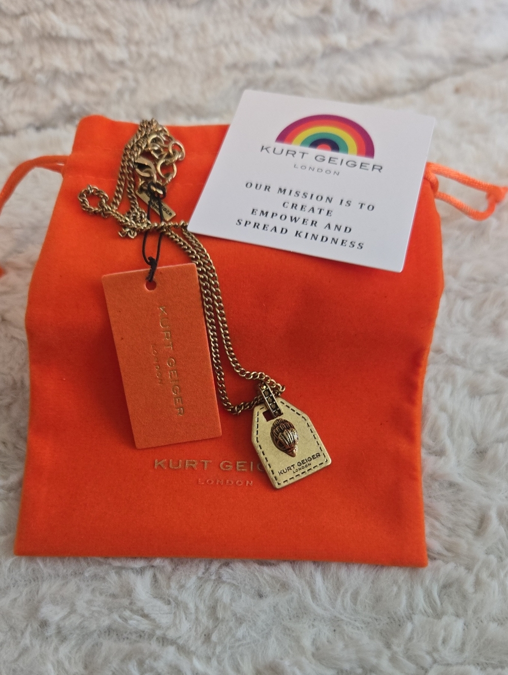 Kurt Geiger Charm Necklace NWT